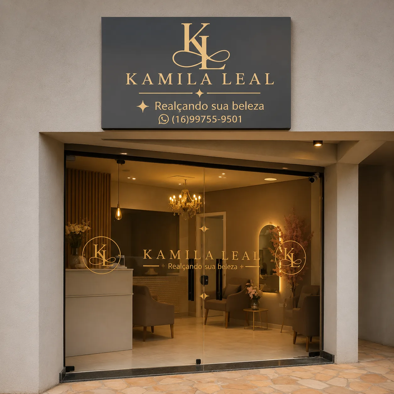 Fachada da Kamila Leal Estética e Unha no Planalto Verde